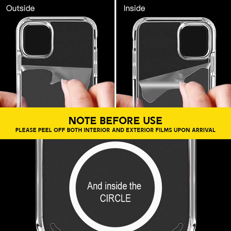 Case for Iphone 15 14 13 12 Pro Max plus Shockproof Magnetic Silicone Back Cover