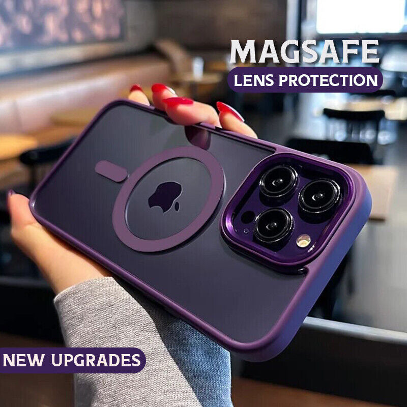 Case for Iphone 15 14 13 12 Pro Max plus Shockproof Magnetic Silicone Back Cover