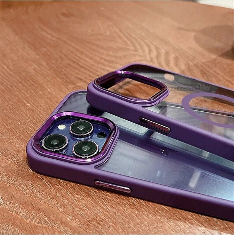 Case for Iphone 15 14 13 12 Pro Max plus Shockproof Magnetic Silicone Back Cover
