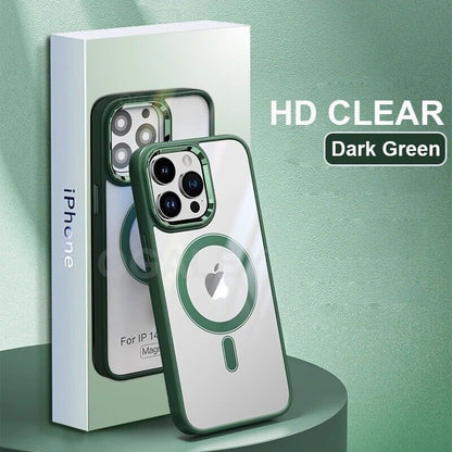 Case for Iphone 15 14 13 12 Pro Max plus Shockproof Magnetic Silicone Back Cover