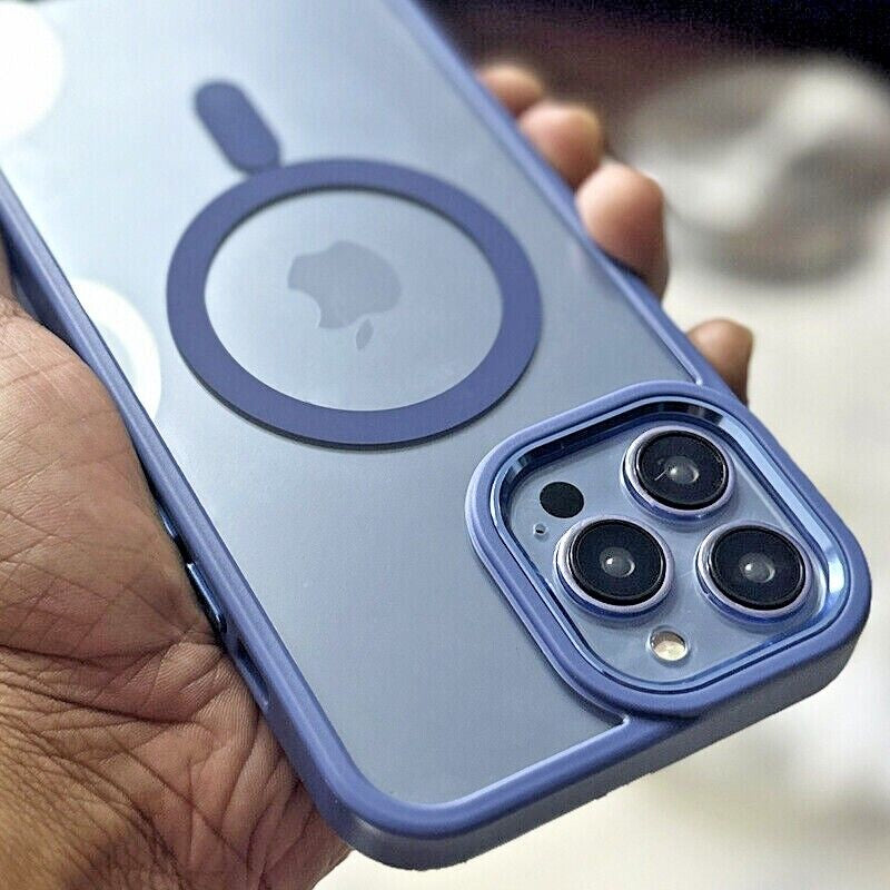 Case for Iphone 15 14 13 12 Pro Max plus Shockproof Magnetic Silicone Back Cover